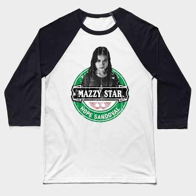 Retro Vintage Aesthetic HQ - Mazzy Star Baseball T-Shirt by modar siap